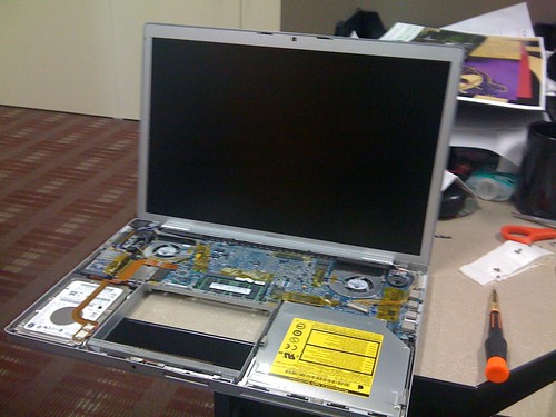 Macbook Ripped Apart