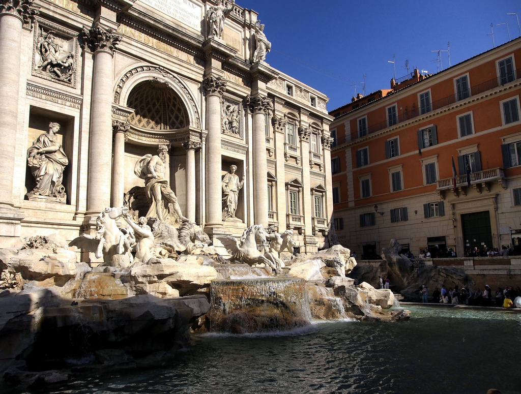 Trevi Fountain, Rome, Italy