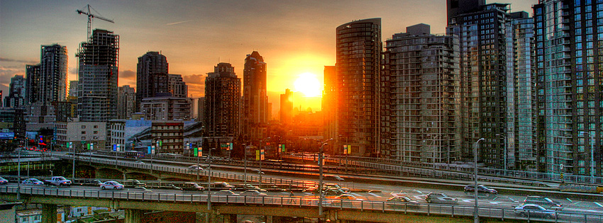 Free facebook header image from Yaletown, Vancouver