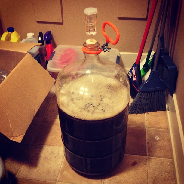 Fermenting away in a 6G carboy