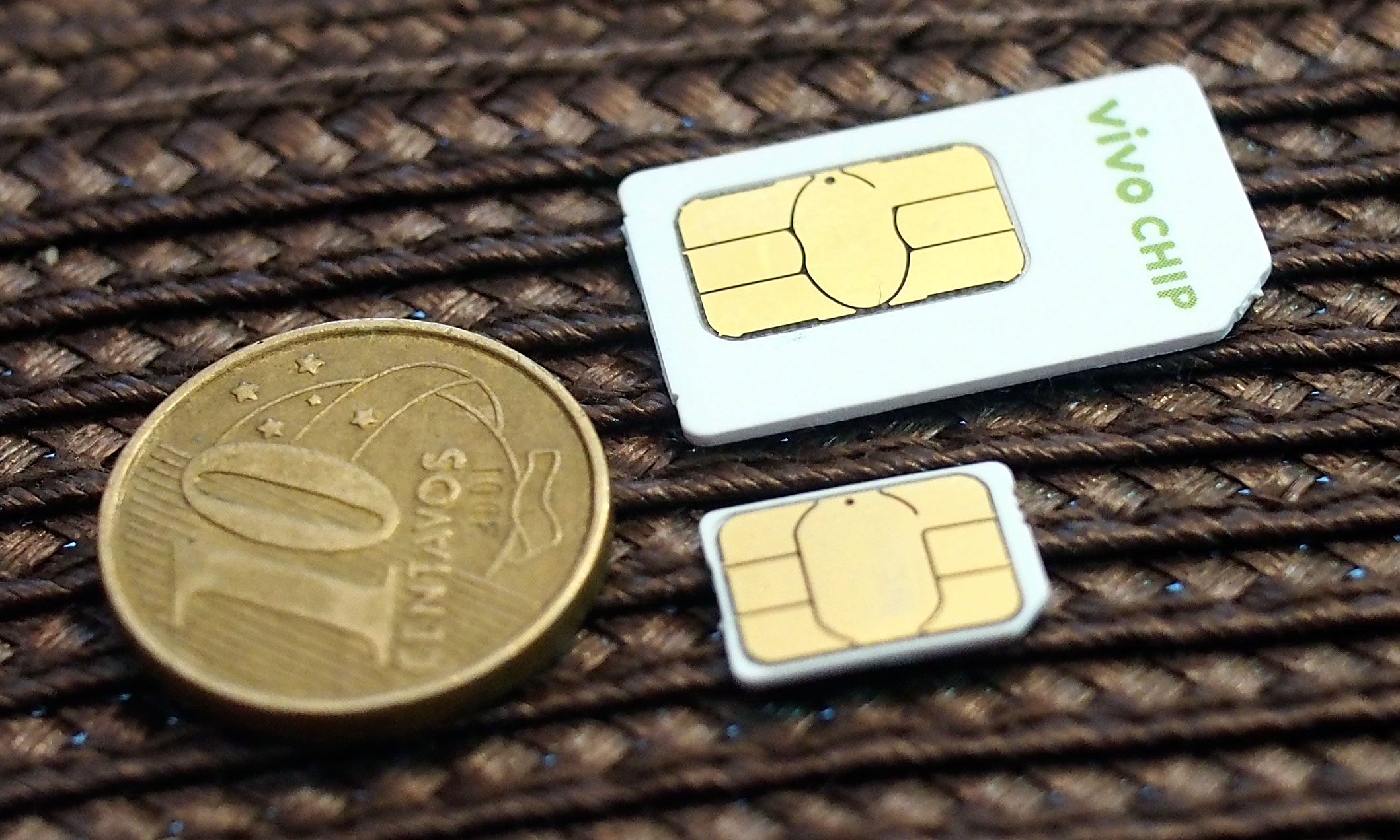 Comparing a SIM and a Nano SIM Card