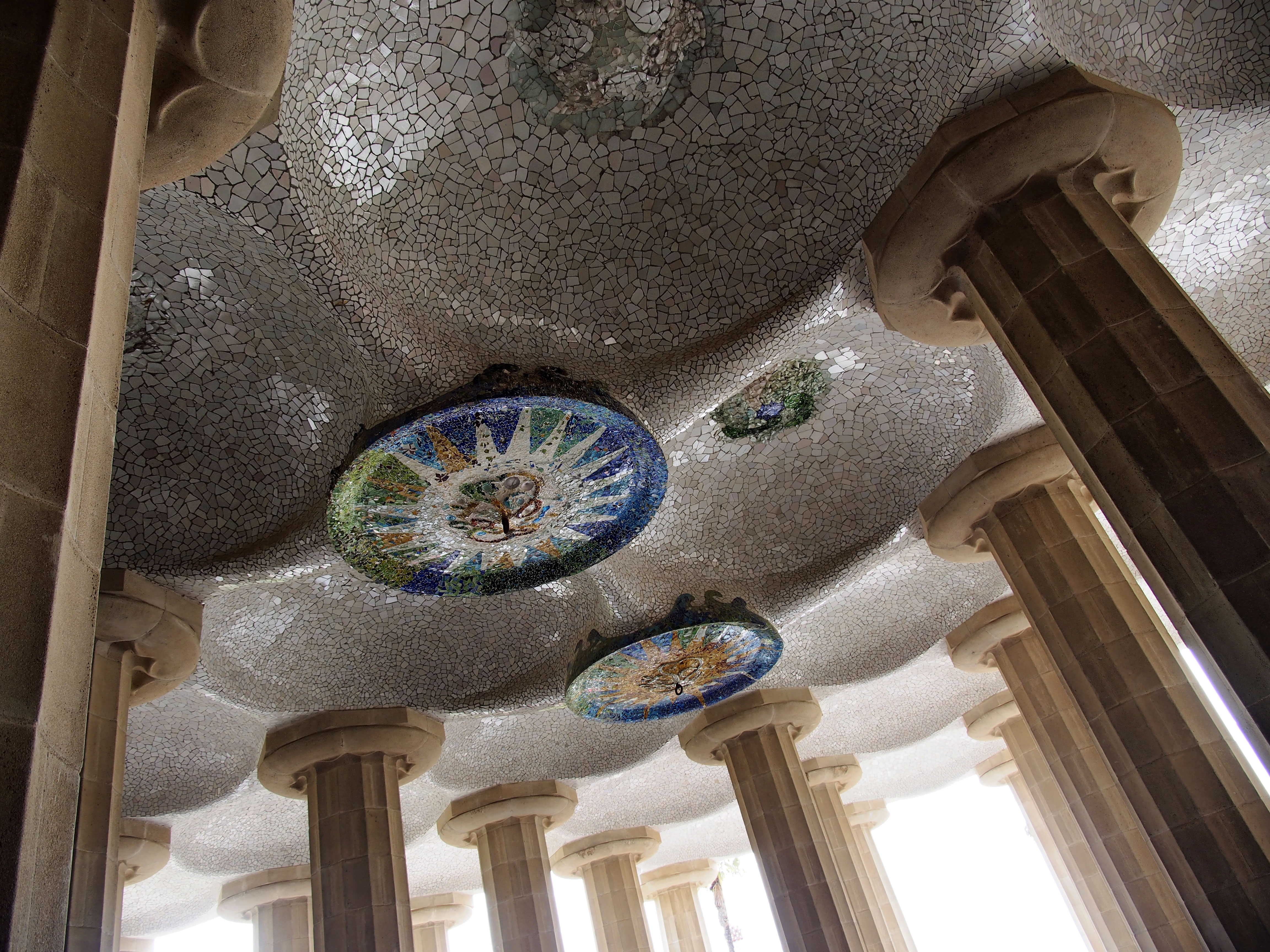 Mosaics in Park Güell