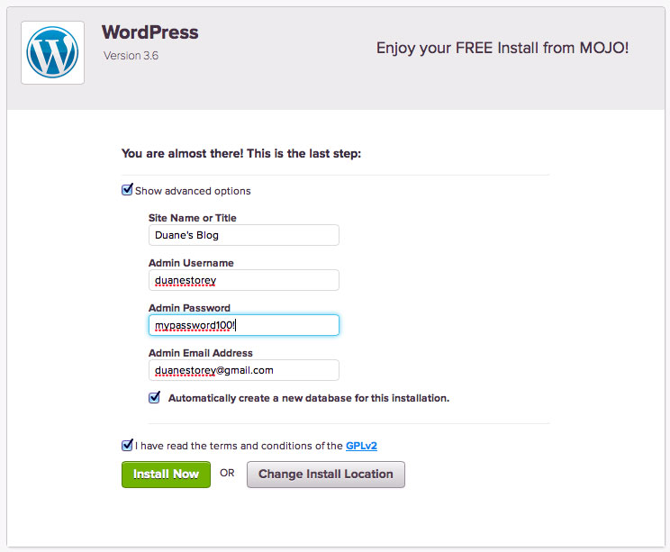 Advanced Configuration Options for WordPress Automated Installer