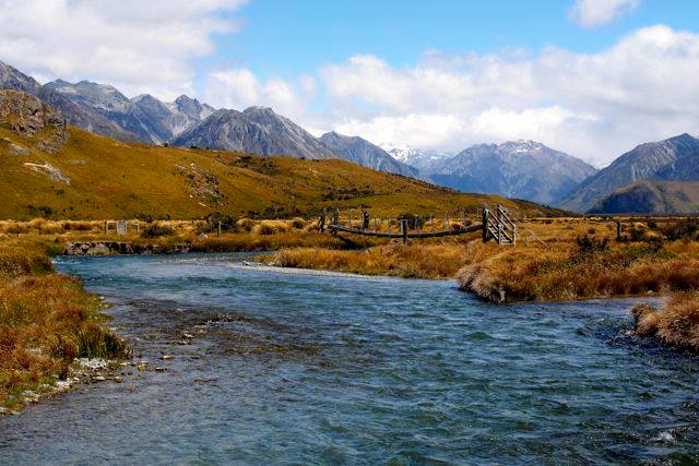 Crossing the bridge to Edoras