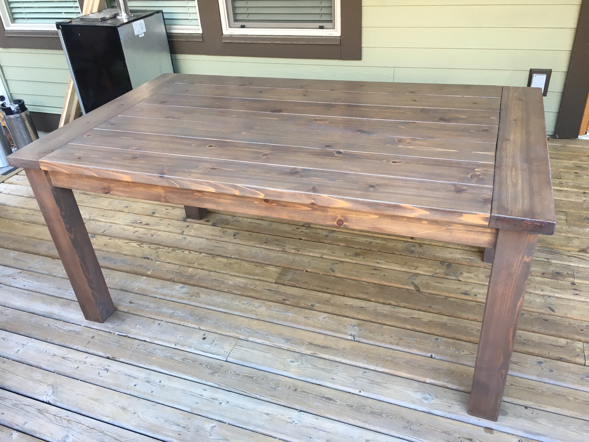 Finished Farmhouse Table